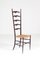 Silla de recibidor Chiavari italiana Mid-Century, años 50, Imagen 9