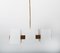 Large Vintage Opaline Glass Chandelier by Rupert Nikoll 3