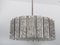 Mid-Century Ice Glass Chandelier from Kaiser Leuchten, Image 10