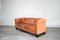 Vintage Cognac Palais Stoclet Leather Sofa by Josef Hoffmann for Wittmann 4