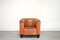 Vintage Cognac Palais Stoclet Leather Lounge Chair by Josef Hoffmann for Wittmann 1
