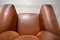 Vintage Cognac Palais Stoclet Leather Lounge Chair by Josef Hoffmann for Wittmann, Image 33