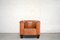 Vintage Cognac Palais Stoclet Leather Lounge Chair by Josef Hoffmann for Wittmann 2