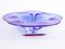 Bohemian Art Glass Blue Bowl from Borocrystal, 1950s, Image 7