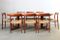 Large Danish Teak & Papercord Model 75 Dining Room Set by Niels Otto Møller, 1950s 1