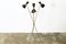 Mid-Century Italian Black Brass Floor Lamp from Stilnovo, 1950s, Image 5