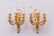 Large Gilt Sconces, 1890s, Set of 2 7