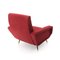 Mid-Century Italian Burgundy Armchair, Image 5