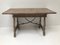 Antique French Bleached Oak Drapers Table 1