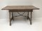 Antique French Bleached Oak Drapers Table, Image 1