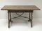 Antique French Bleached Oak Drapers Table 5