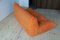 Togo 3-Sitzer Sofa aus Mikrofaser in Orange von Michel Ducaroy für Ligne Roset, 1970er 6