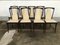 Mid-Century Italian Mahogany & Leatherette Dining Chairs by Osvaldo Borsani, Set of 8 4