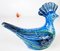 Galletto vintage in ceramica blu di Aldo Londi per Bitossi, Immagine 4
