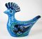 Galletto vintage in ceramica blu di Aldo Londi per Bitossi, Immagine 5