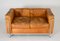 LC2 Cognac Leather Sofa by Le Corbusier for Cassina, 1980s 6