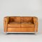 LC2 Cognac Leather Sofa by Le Corbusier for Cassina, 1980s, Image 1