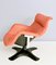 Karuselli Orange Leather Lounge Chair by Yrjö Kukkapuro for Haimi, 1960s 3