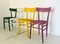 Chaises Vintage Multicolores, Italie, Set de 4 5