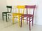 Vintage Italian Multicolored Chairs, Set of 4 5