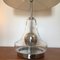 Glass & Chromed Metal Lamp, 1970s 3