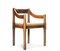 Italienischer Beistellstuhl aus Holz von Vico Magistretti für Cassina, 1960er 2