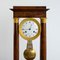 Horloge de Cheminée Empire Antique en Noyer de Coquet a Paris 3