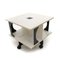 Italian Black & White Coffee Table by Anna Castelli Ferrieri for Kartell, 1980s, Image 2