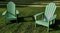 Grafischer Armlehnstuhl von Armour Adirondack für Les ateliers Iscar 1