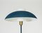 Lacquered Metal Floor Lamp by Bertil Brisborg for Nordiska Kompaniet, 1950s 5