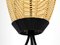 Lámpara de pie con trípode Mid-Century con pantalla de plástico, Imagen 10