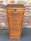 Vintage Notary Tambour Cabinet, 1950s 6