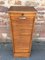 Vintage Notary Tambour Cabinet, 1950s, Image 6