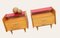 Mid Century Duo XS Chest of Drawers, 1950s, Set of 2 5