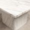 Tavolo da pranzo quadrato in marmo di Carrara, Italia, anni '80, Immagine 8