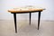Tavolino da caffè basso tripode in legno di Anzani, anni '50, Immagine 5