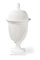 Italian White Ceramic Potiche Palladio Table Lamp with Lid from VGnewtrend 1