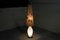 Stehlampe mit Glassockel & Lampenschirm mit floralem Druck, 1960er 10