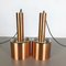 Danish Club Copper Pendants by Jo Hammerborg for Fog & Mørup, 1963, Set of 2 12