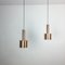 Danish Club Copper Pendants by Jo Hammerborg for Fog & Mørup, 1963, Set of 2 13