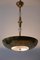 Art Deco 3-Flamed Brass Pendant Lamp or Chandelier, 1930s, Image 7