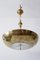 Art Deco 3-Flamed Brass Pendant Lamp or Chandelier, 1930s 12