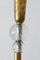 Art Deco 3-Flamed Brass Pendant Lamp or Chandelier, 1930s 18
