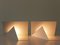 Lámparas de mesa auxiliar de diseño de origami de mediados de siglo de Torben Holmbäck para B. J. Metal, años 70, set de 2, Imagen 14