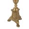 Antiker Lampenhalter aus vergoldeter Bronze, 1600er 11