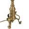 Lámpara antigua en forma de candelabro de bronce dorado, década del 1700, Imagen 6