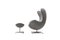 Set mit verstellbarem Egg Chair & Fußhocker von Arne Jacobsen für Fritz Hansen, 1971, 2er Set 5
