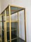 Mid-Century Italian Gilt Aluminum Shelf with Smoked Glass, 1970s 4