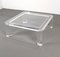 Vintage Square Acrylic Coffee Table, 1970s 2