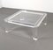 Vintage Square Acrylic Coffee Table, 1970s, Image 2